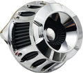 Harley Air Cleaner Motorcycle Filter Intake CNC Cut Kit Chrome by Unknown