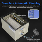 Rotary Drum Filter-3000GPH Canister Filter AC110-240V RDF Fully Automatic Water - Image 2