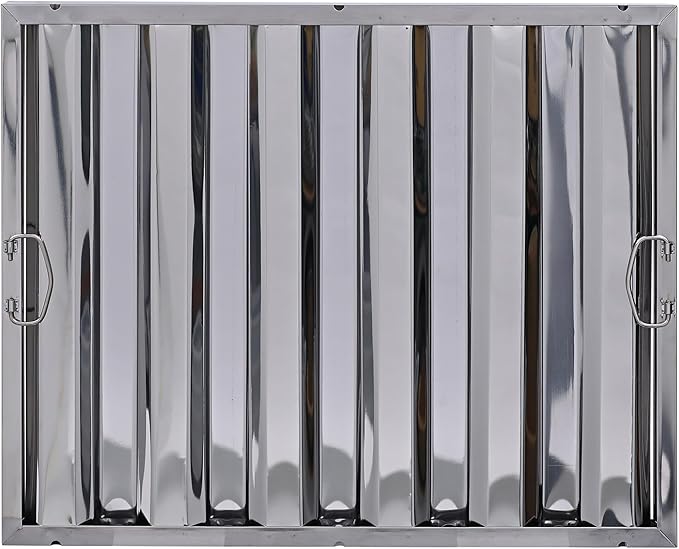 25" x 20" Stainless Steel Commercial Hood Filter – Dishwasher Safe, Welded - Image 2
