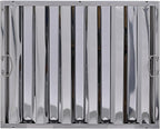 25" x 20" Stainless Steel Commercial Hood Filter – Dishwasher Safe, Welded - Image 2