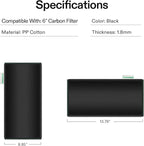 VIVOSUN 6 Inch Prefilter for 6" Carbon Filter, 13.78" Long - Image 2