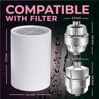 AquaHomeGroup Vitamin C + E + A Shower Filter Replacement Cartridge - Image 8