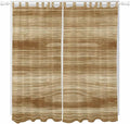Light Brown Wood Grain Living Room Curtains 96 Inch Length, Window Curtains Tab by Unknown