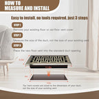 Air Floor Vent Adjustable Register 4x12 Inch Floor Register Vents - Image 6