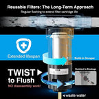Frizzlife 40&100 Micron Spin Down Sediment Filter - Image 4