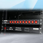 10 Outlets Horizontal 1U PDU Rackmount Power Strip - Image 9