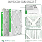 10x10x1 Air Filter 6 Pack, Durable MERV 8 Pleated Home HVAC AC Furnace Filters - Image 5