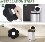 ENLOY 7.2 Inch Universal Trash Can Charcoal Filters Replacements, Absorbing - Image 7