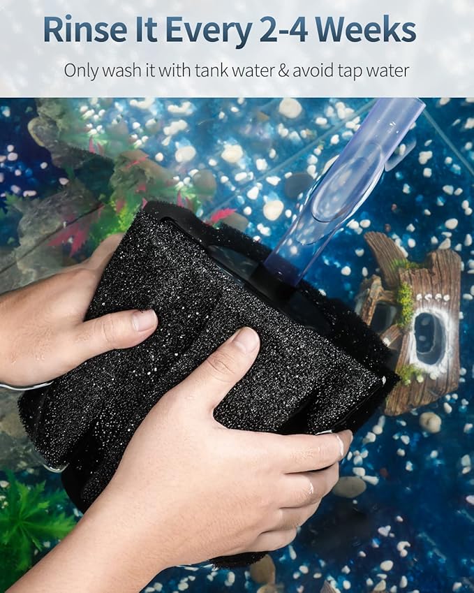 Pawfly Aquarium Large Bio Sponge Filter Quiet Betta Fry Shrimp and Fish Foam - Image 6