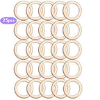 25PCS Copper Oil Drain Plug Gasket Replacement - Image 3