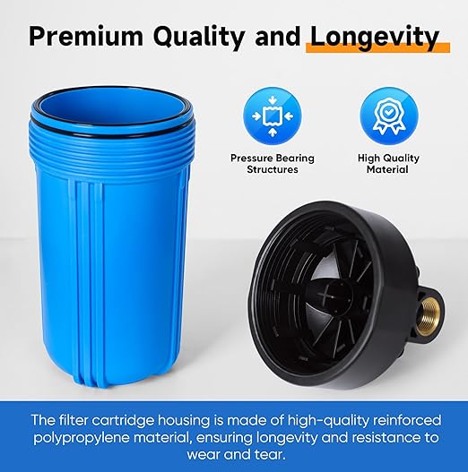 PUREPLUS 2-Stage Whole House Water Filtration System, Heavy Metals & Rust - Image 6