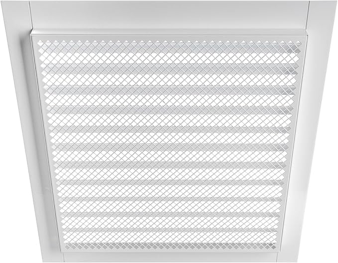 Repa Market 12" x 12" Inch Galvanized Steel White Soffit Air Vent Cover - Image 9