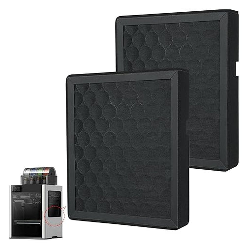 2PCS Air Filter for Bambu Lab H2D/H2S/H2D Laser, 3D Printer Activated Carbon by BambooSegD