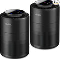 2 Pack Air Purifiers for Home Bedroom H13 True HEPA Air Filter Cleaner by Aircillin
