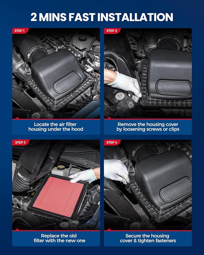 KAX Premium Engine Air Filter, GAF027 Replacement - Image 6