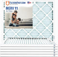 Filters Fast 17x22x1 Air Filter MERV 11, Made in the USA, Actual Size: by FiltersFast