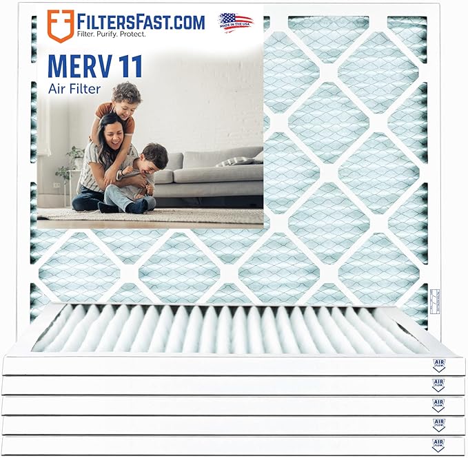 Filters Fast 17x22x1 Air Filter MERV 11, Made in the USA, Actual Size: by FiltersFast