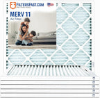 Filters Fast 14x30x1 Air Filter MERV 11, Made in the USA, Actual Size: by FiltersFast