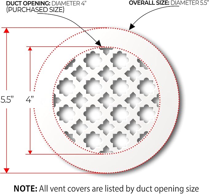 SABA Home Decor Air Vent Cover Grille - Image 4