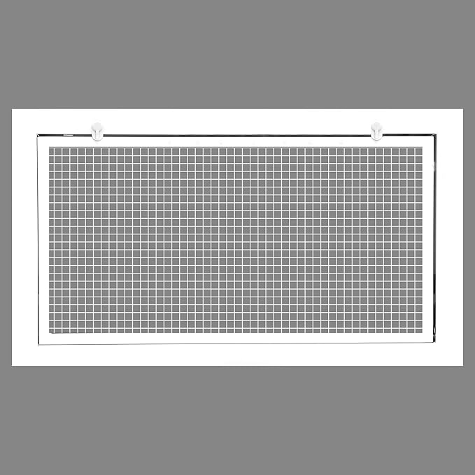 HVAC Premium 12" x 24" Cube Core Eggcrate Return Air Filter Grille by HVACPremium
