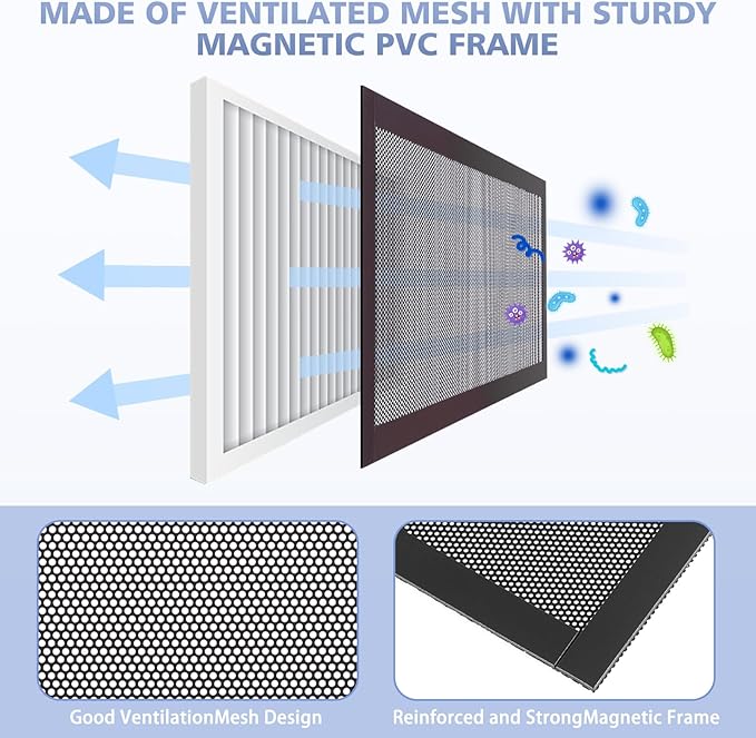 8 Pack Strong Magnetic Floor Vent Cover - Image 3