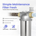 Amwater NSF/ANSI 42 Certification Big+ Stainless Steel Filter Housing - Image 6