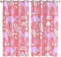 2 Panel Kitchen Cafe Curtains, Desert Camel Sunlight Filtering Nature Air by Hokiten