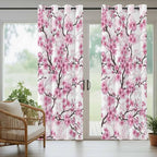 Cherry Flowers Outdoor Curtains - Image 6