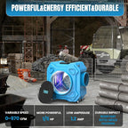 Air Scrubber with 3-Stage Filtration, 970CFM HEPA Air Scrubber Negative Air - Image 6