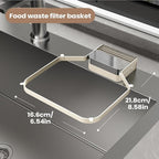 Corner Sink Strainer – PC ABS Iron Art 16.6x21.8x2cm | Foldable Basket Strainer - Image 7