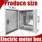 Electrical Box 16 x 12 x 8 Inch Indoor Outdoor Electrical Enclosure Box Steel - Image 2