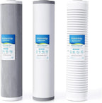 Waterdrop Whole House Water Filter, Carbon Filter, Replacement for, Any 20" x by Waterdrop