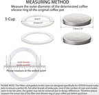 2 Pcs Filter with 3 Pcs Silicone Gasket Seals - Image 3