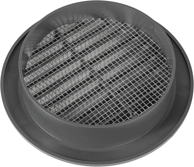 Graphite/Gray 4" Inch Round Ventilation Grille - Image 4