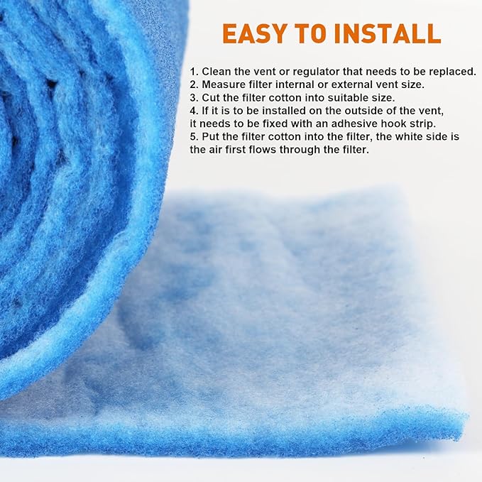 12" x 140" Air Vent Filters Kit - Image 5