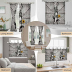 Funny Farm Animals Living Room Curtains 96 Inch Length, Window Curtains Tab Top - Image 7