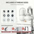 Sinks-Mounted faucetfilterefficientwaterpurificationsystemeffectivelyremovesunpl - Image 2