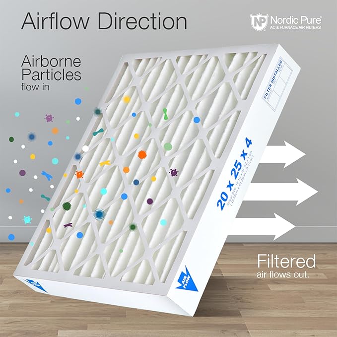 Nordic Pure 16x20x4 Pleated Air Filters MERV 15 Plus Carbon 6 Pack - Image 8