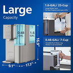 Reverse Osmosis Water Filter Countertop ADD6928DG/37, Cold & Hot Water Dispenser - Image 4