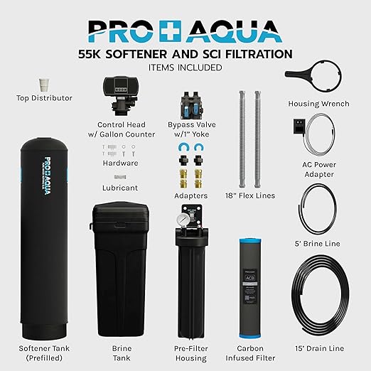 PRO+AQUA PRO-SCI-S55E Whole House Water Filter & Softener Bundle | 55, 000 - Image 2