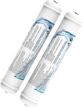 2 Pack Inline Water Filter 1/4" Quick-Connect Replacement Cartridge Inline by HiWater