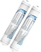 2 Pack Inline Water Filter 1/4" Quick-Connect Replacement Cartridge Inline by HiWater