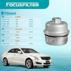 FOCUSFILTER 12583470 OEM Grade Oil Filter Housing Cover Cap, - Image 2
