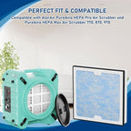 2-in-1 HEPA Activated Carbon Filter Replacement Set Compatible - Image 4