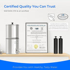 Waterdrop Gravity Water Filter, 2.25G Stainless-Steel System - Image 5