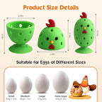 Egg Brush Cleaner, Egg Cleaner for Fresh Eggs, Cute Chick Shaped Egg Wash and - Image 2