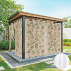 Vintage Outdoor Curtains for Patio Grass Herbal Botanical Garden Plants - Image 7