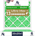 MervKing 20x20x1 Air Filter Actual Size: 19.7" x 19.7" x 0.75" MERV 13 MPR by MervKing