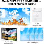4 Pcs Fluorescent Light Covers - Image 2
