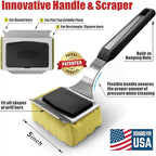 GRILLART Grill Brush Bristle Free. Upgraded BBQ Replaceable Cleaning Head - Image 4